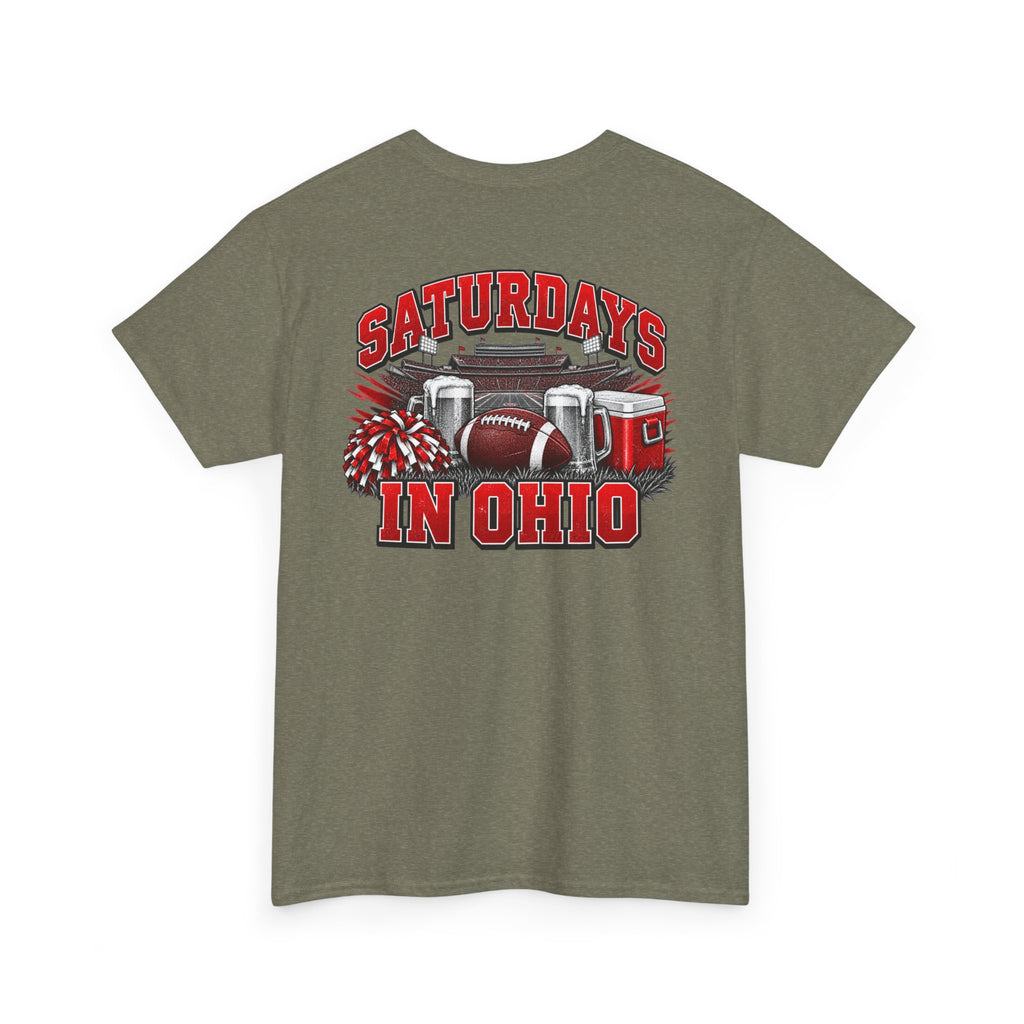 T-Shirt — Saturdays in Ohio Football & Tailgate Tee