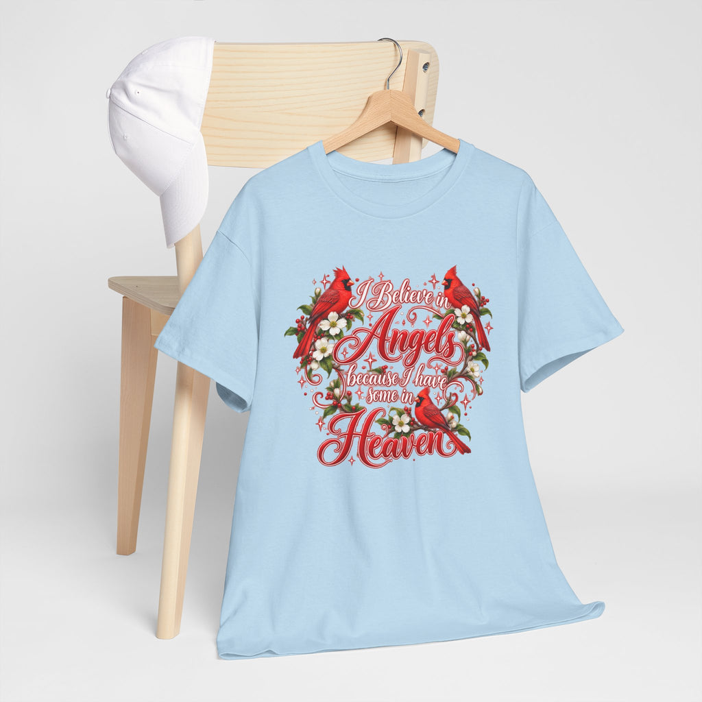 Angels from Heaven Cardinal Christmas T-Shirt