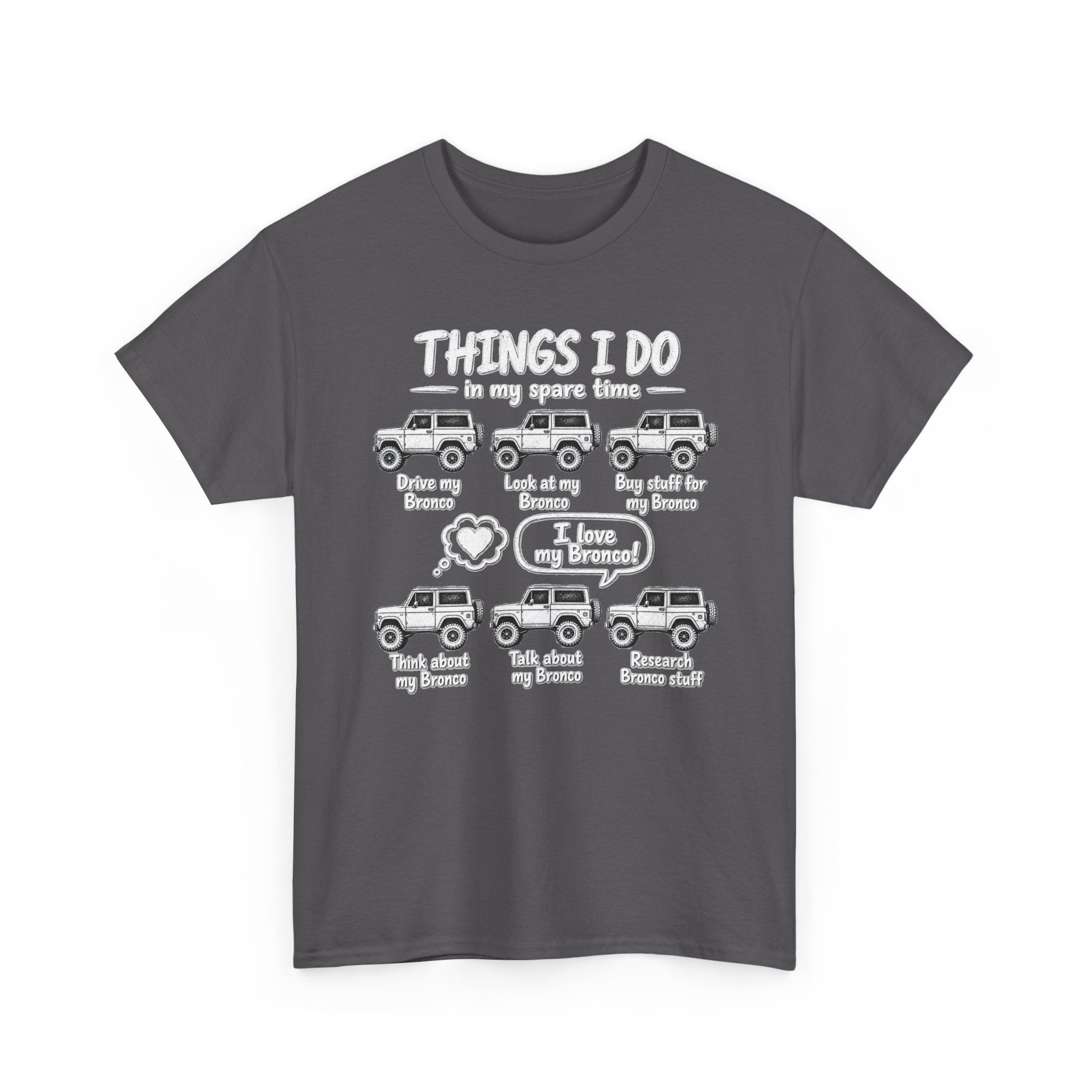 T‑Shirt — "Things I Do in My Spare Time" Jeep Lover Graphic Tee