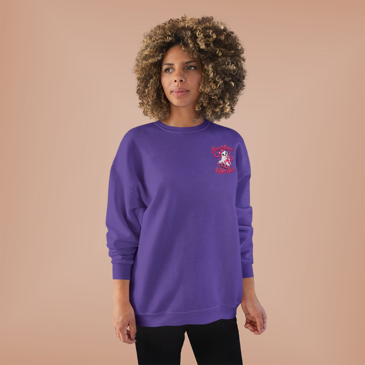 Breast Cancer Awareness Crewneck Sweatshirt – "In October We Wear Pink"