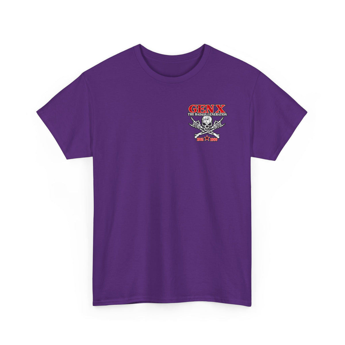Gen X T‑Shirt — "The Badass Generation" Skull & Crossbones Retro Tee