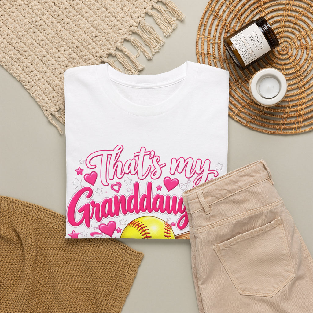 That’s My Granddaughter Out There Softball Grandma T-Shirt