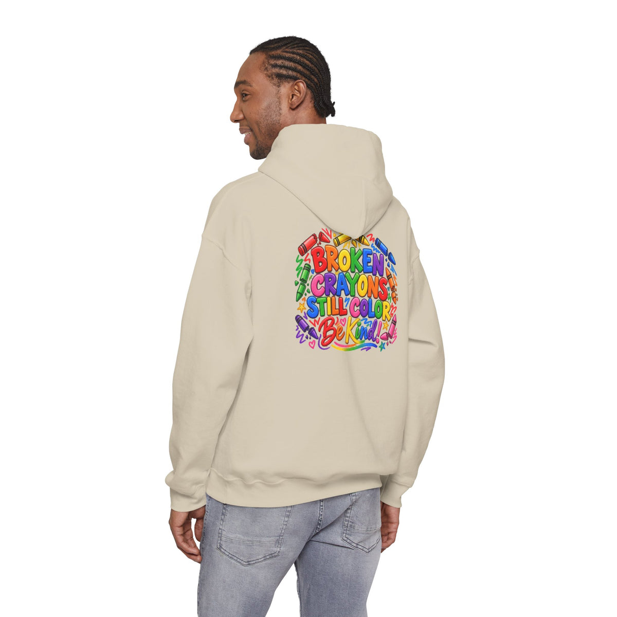 Broken Crayons Still Colorful Rainbow Art Hoodie