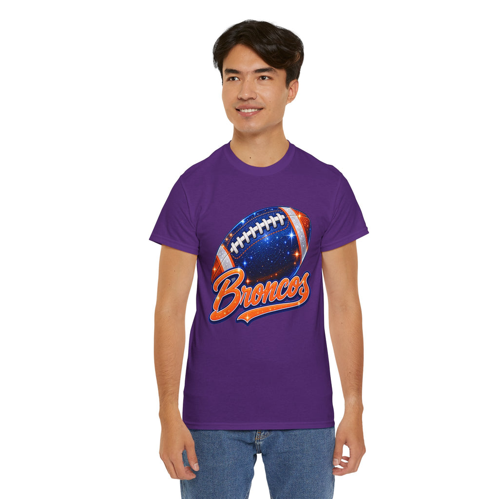 Broncos Football T-Shirt — Galaxy Football Graphic Tee