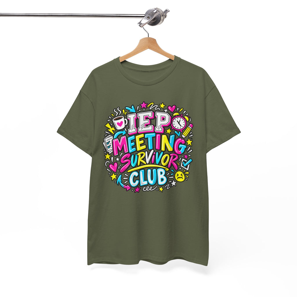 Video Meeting Survivor Club T-Shirt — Funny Remote Work Tee