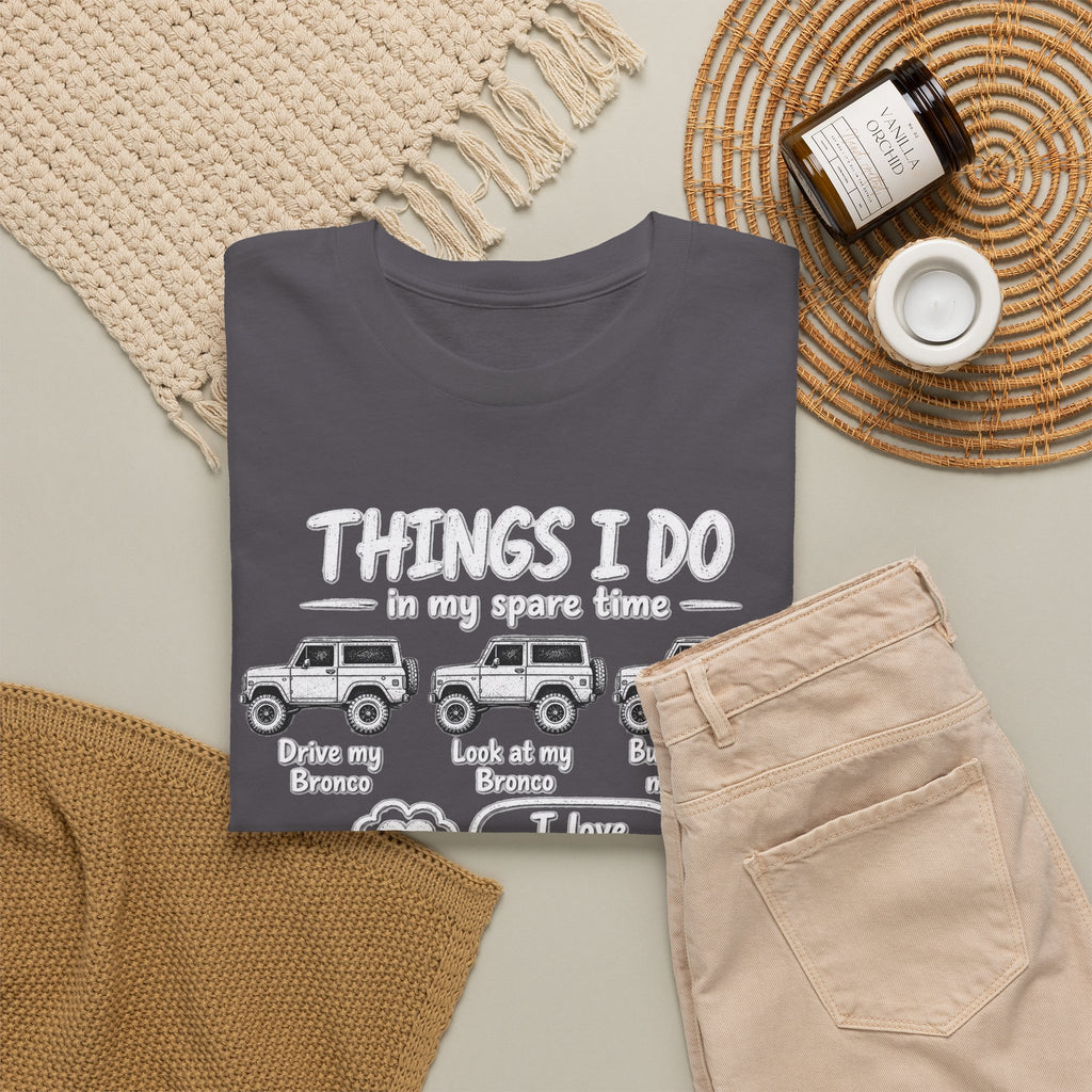 T‑Shirt — "Things I Do in My Spare Time" Jeep Lover Graphic Tee