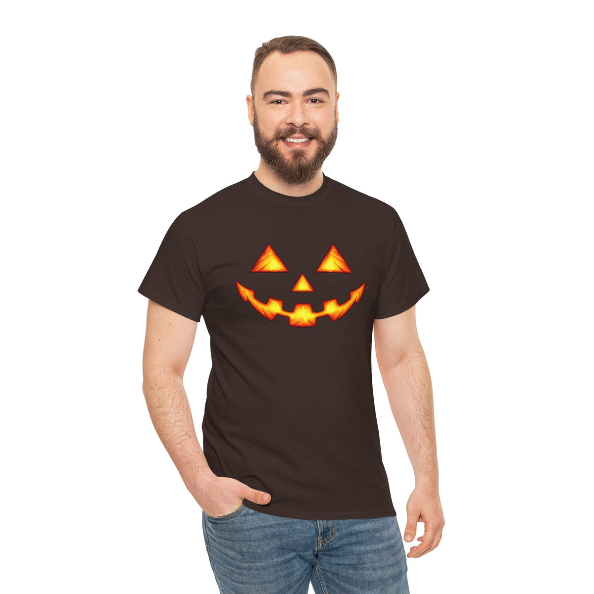 Halloween Jack-O'-Lantern Happy T-Shirt