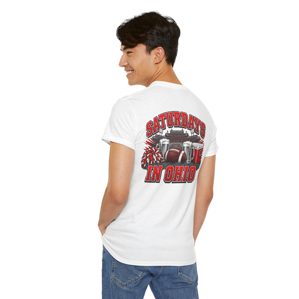 T-Shirt — Saturdays in Ohio Football & Tailgate Tee