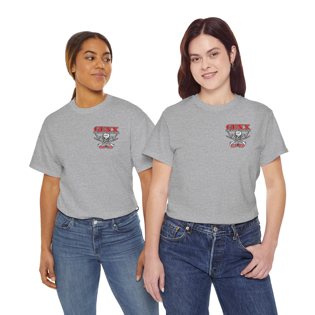 Gen X T‑Shirt — "The Badass Generation" Skull & Crossbones Retro Tee