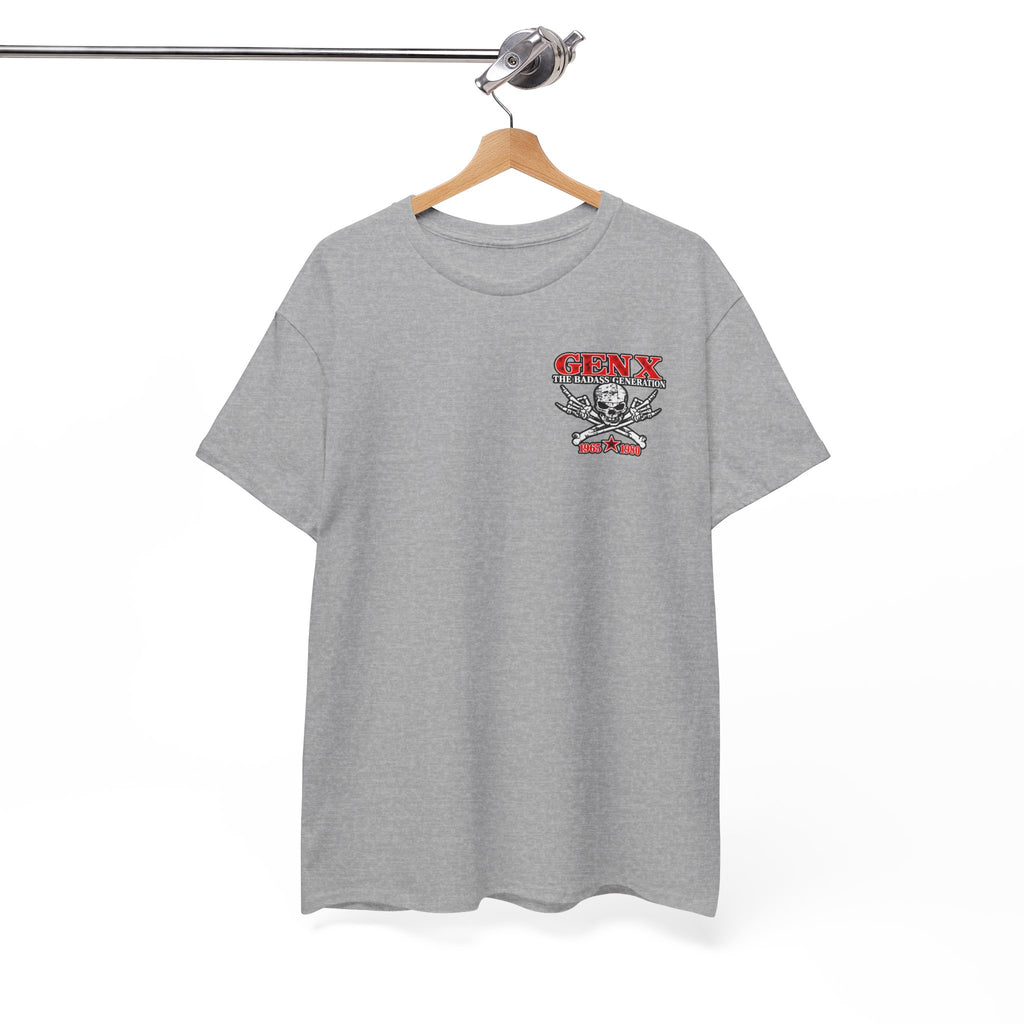 Gen X T‑Shirt — "The Badass Generation" Skull & Crossbones Retro Tee