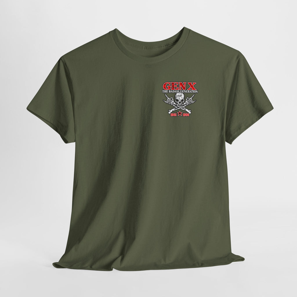 Gen X T‑Shirt — "The Badass Generation" Skull & Crossbones Retro Tee