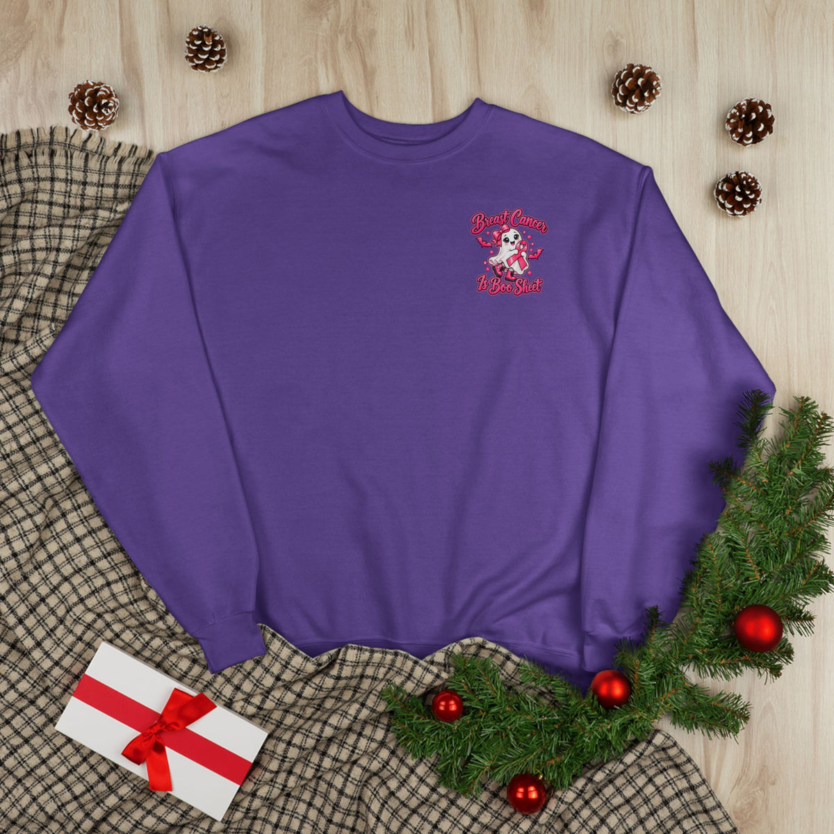 Breast Cancer Awareness Crewneck Sweatshirt – "In October We Wear Pink"