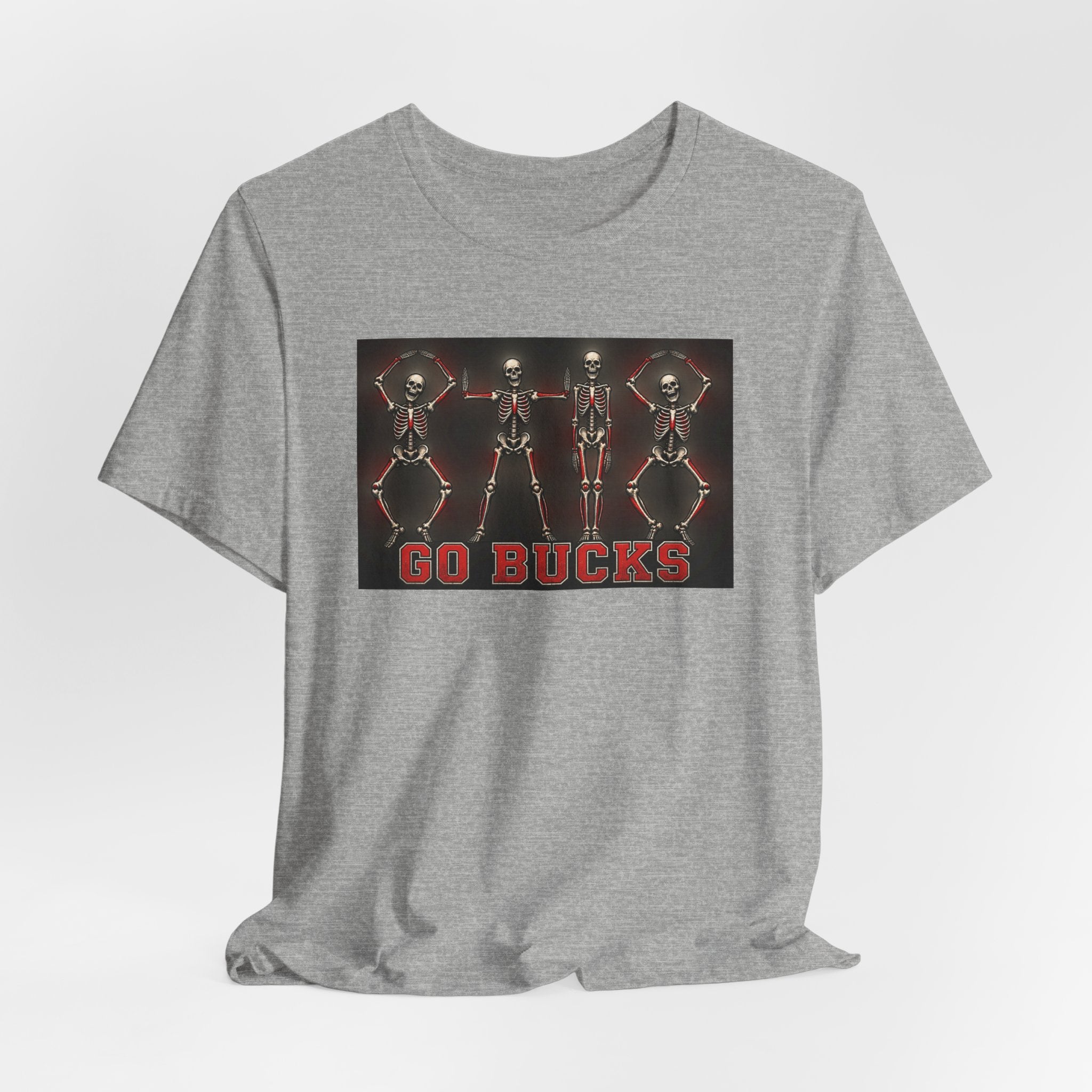 Go Bucks T-Shirt — Dancing Skeletons College Game Day Tee