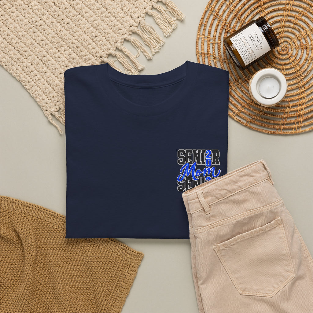 Senior Mom 2027 T-Shirt — Back Print Proud Senior Parent Tee