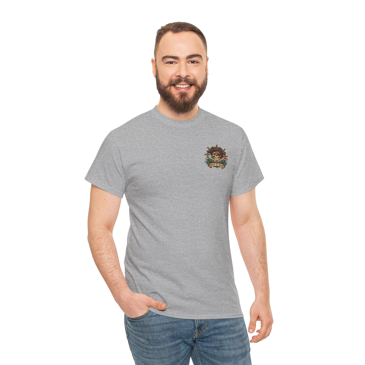 Pirate Skull Tee — "I Was a Pirate" Nautical Skull, Water • Alcohol • Booty • Boats Graphic T‑Shirt