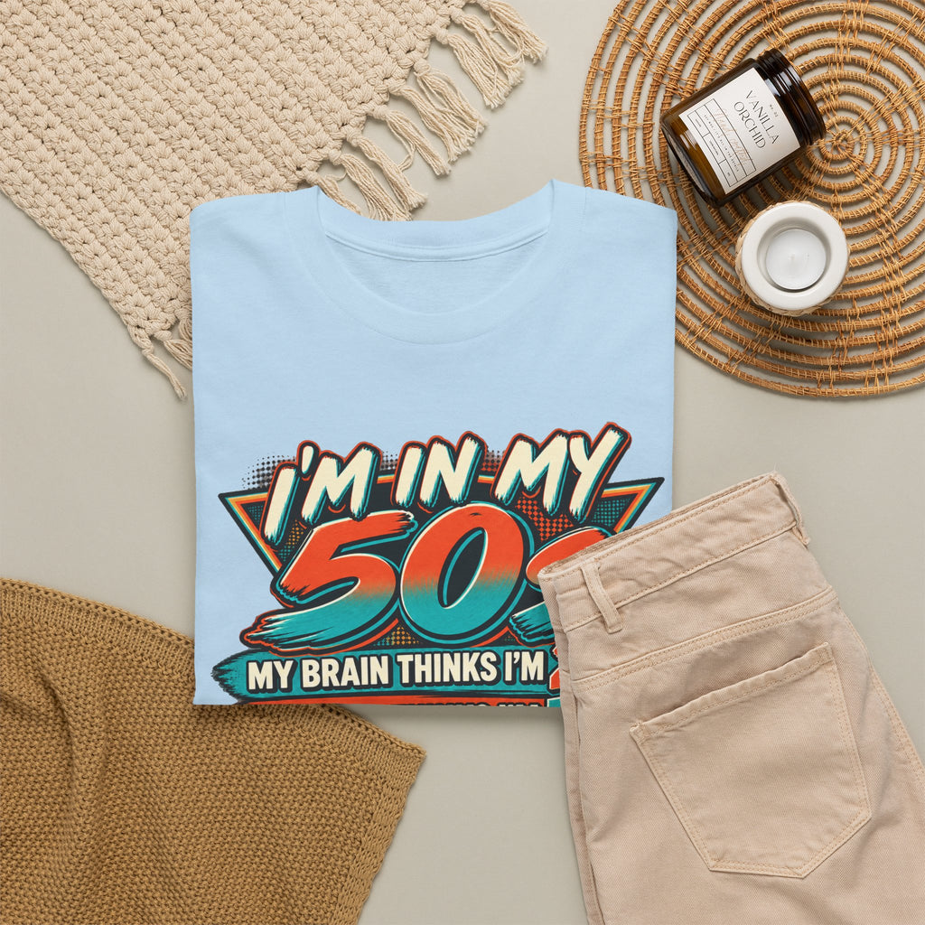 Retro 50s Birthday T‑Shirt — "I'm in My 50s" 80s Playlist Cassette Tee