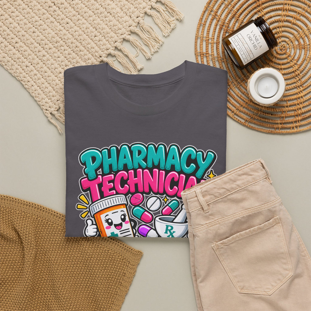 Pharmacy Technician T‑Shirt — "Slinging Pills to Pay the Bills" Graphic Tee