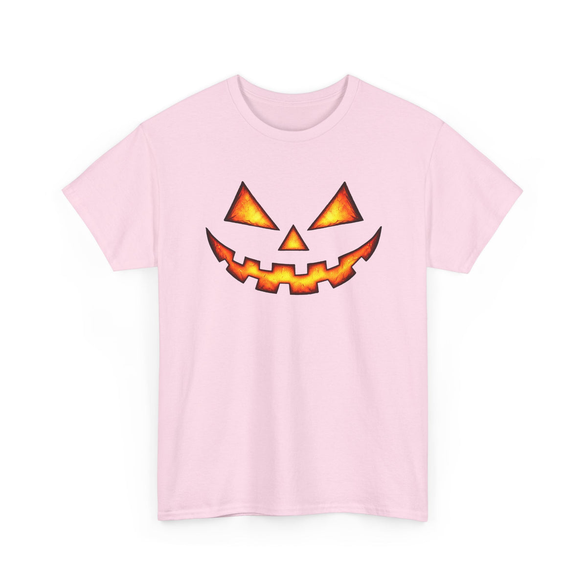 Jack-O'-Lantern Pumpkin Scary Face T-Shirt — Halloween Horror Costume Tee