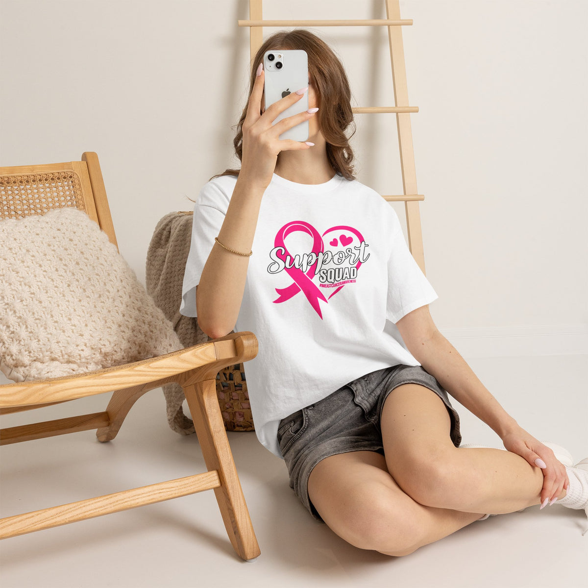 Support Squad Pink Ribbon Tee