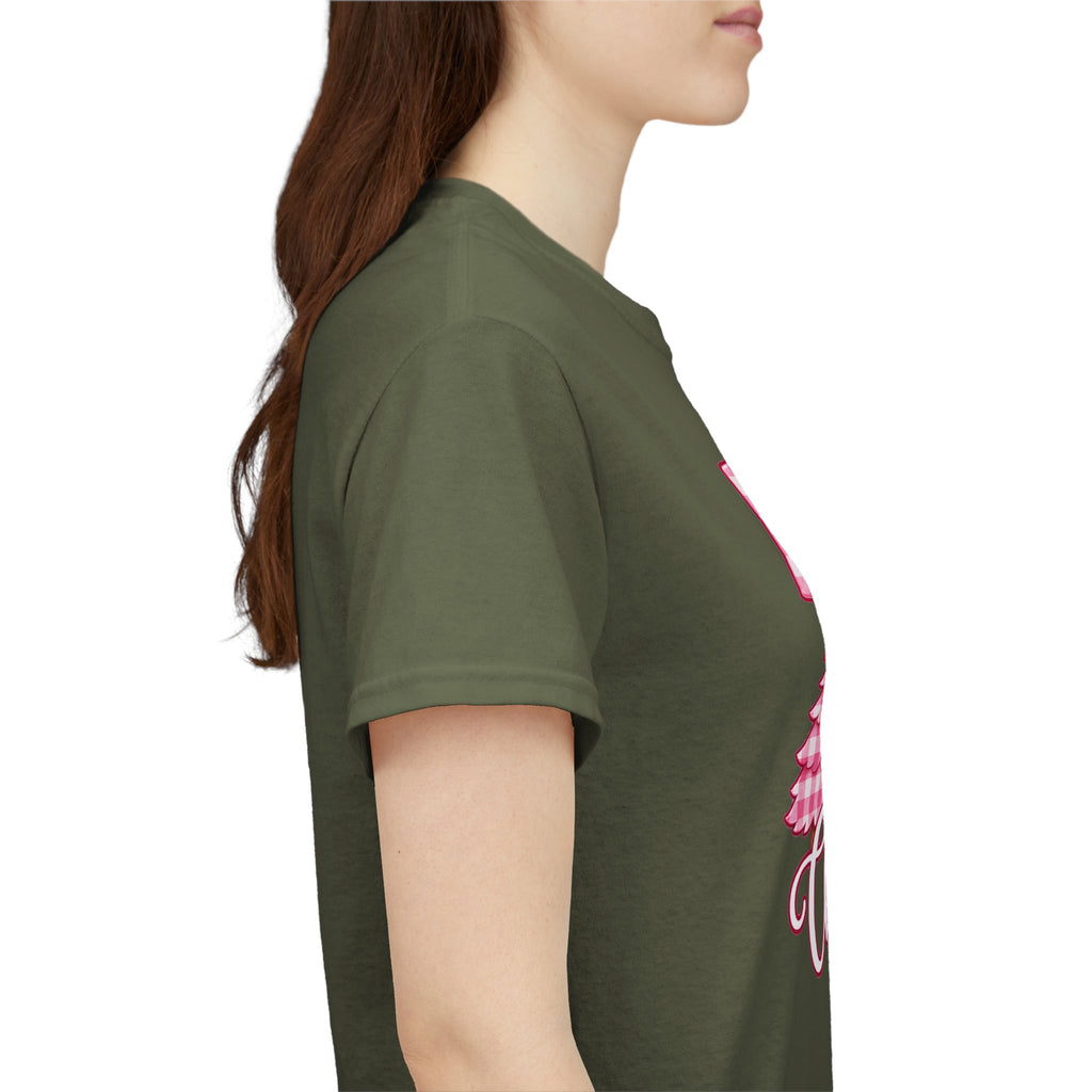 Merry Christmas Pink Christmas Tree T-Shirt