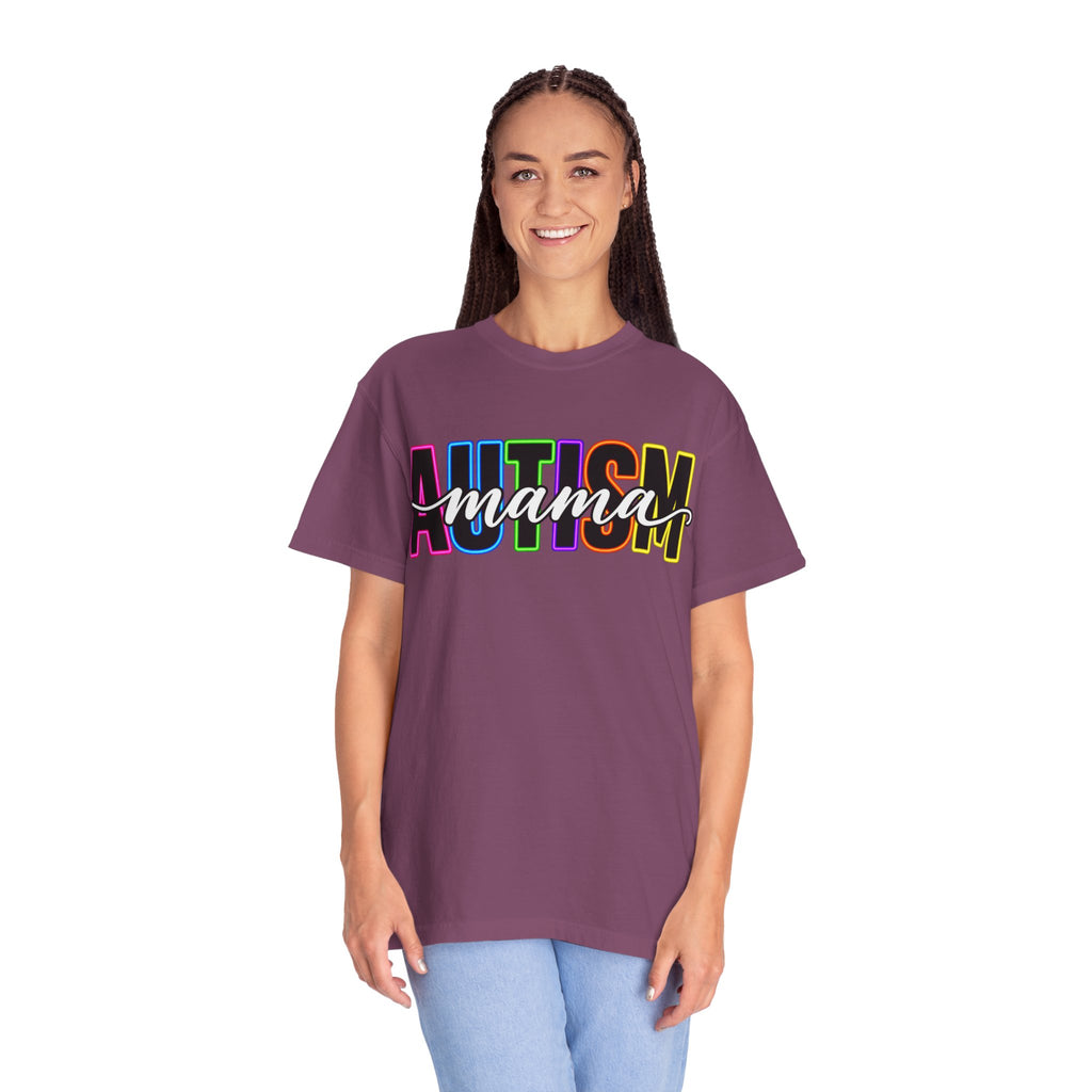 Autism Mama T-Shirt — Colorful Pride Support Tee for Moms
