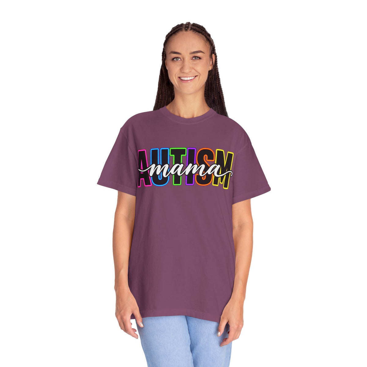 Autism Mama T-Shirt — Colorful Pride Support Tee for Moms