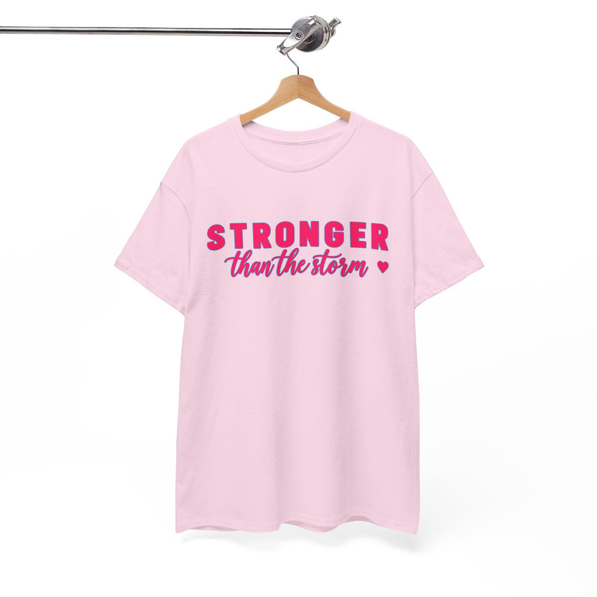 Stronger Than the Storm Tee - Inspirational Women's Resilience T-Shirt