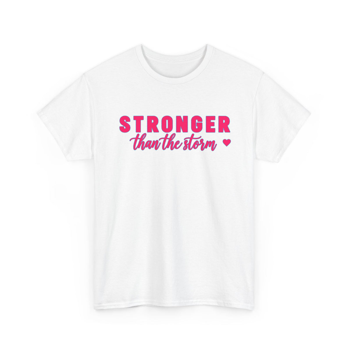 Stronger Than the Storm Tee - Inspirational Women's Resilience T-Shirt
