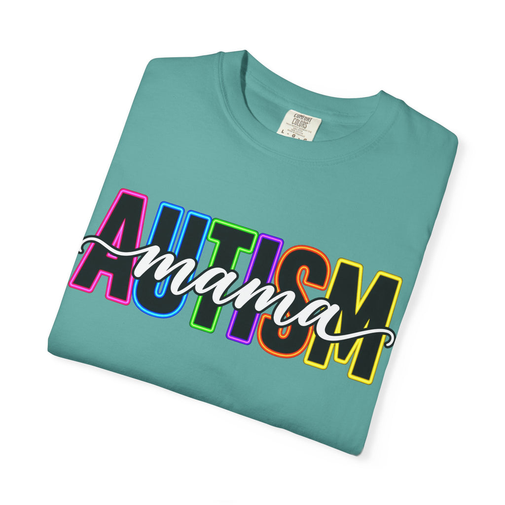 Autism Mama T-Shirt — Colorful Pride Support Tee for Moms