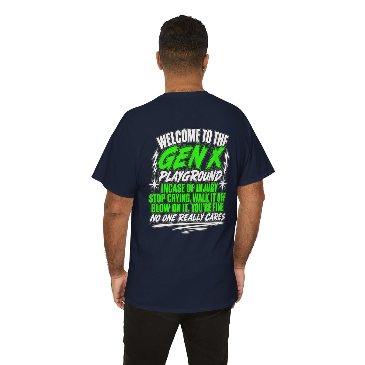 Gen X Playground T‑Shirt — "Welcome to the Gen X Playground" Graphic Tee