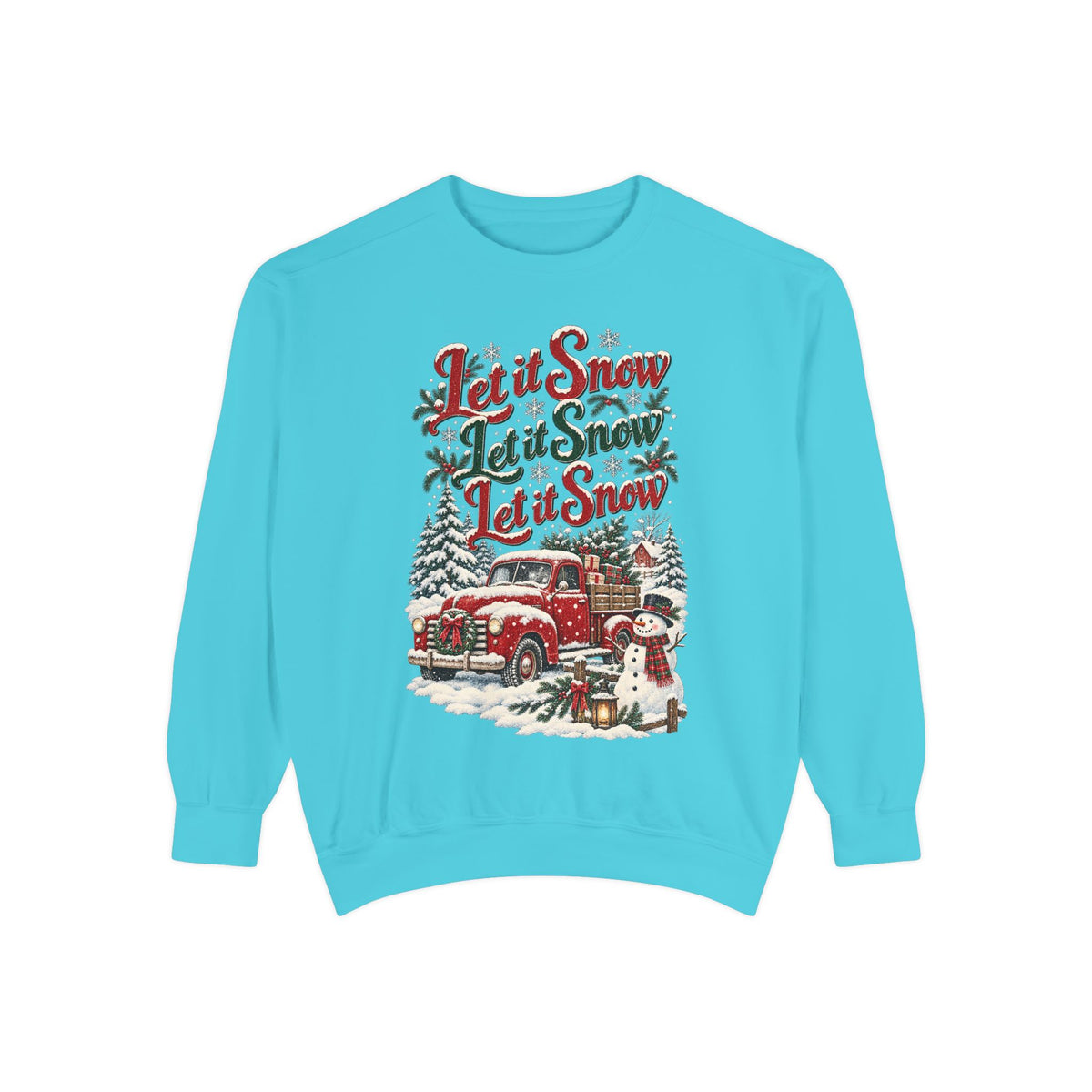 Let It Snow Vintage Truck Sweatshirt