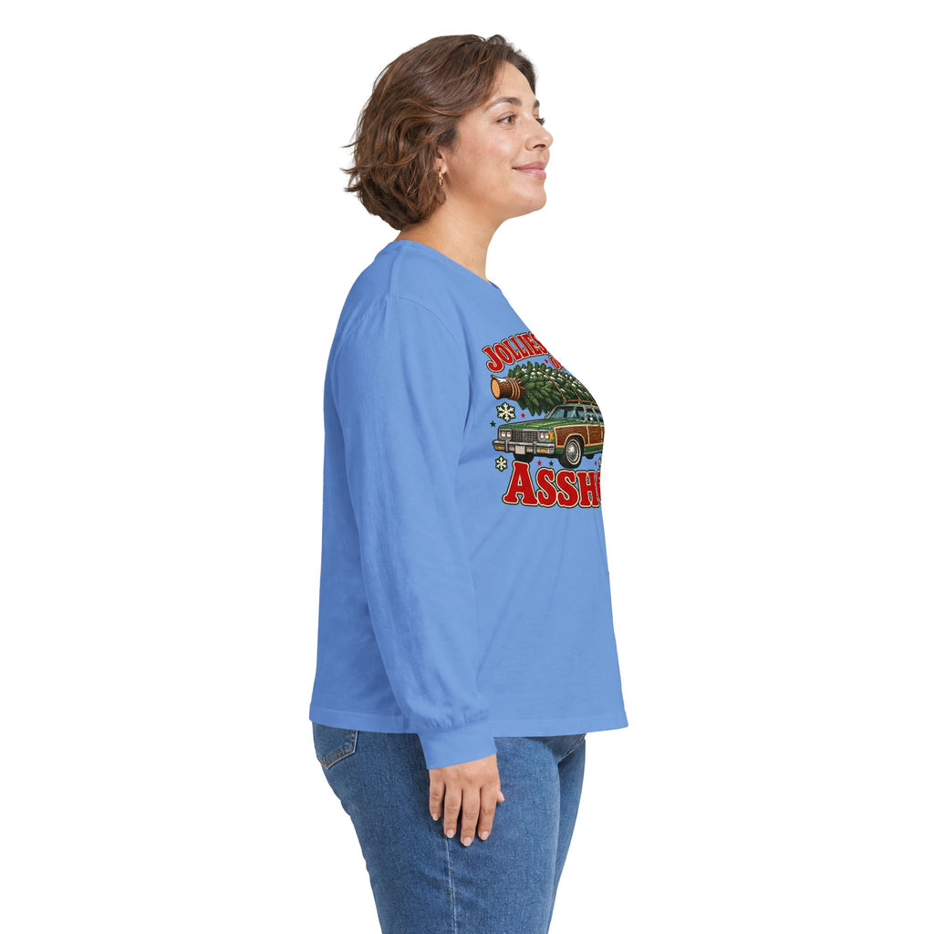 Jolliest Bunch of Assholes Christmas Long Sleeve Tee