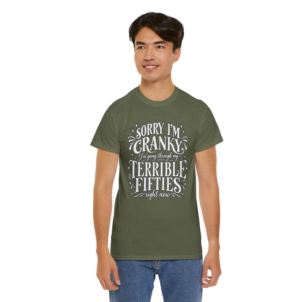 Sorry I'm Cranky—Terrible Fifties Funny Graphic Tee