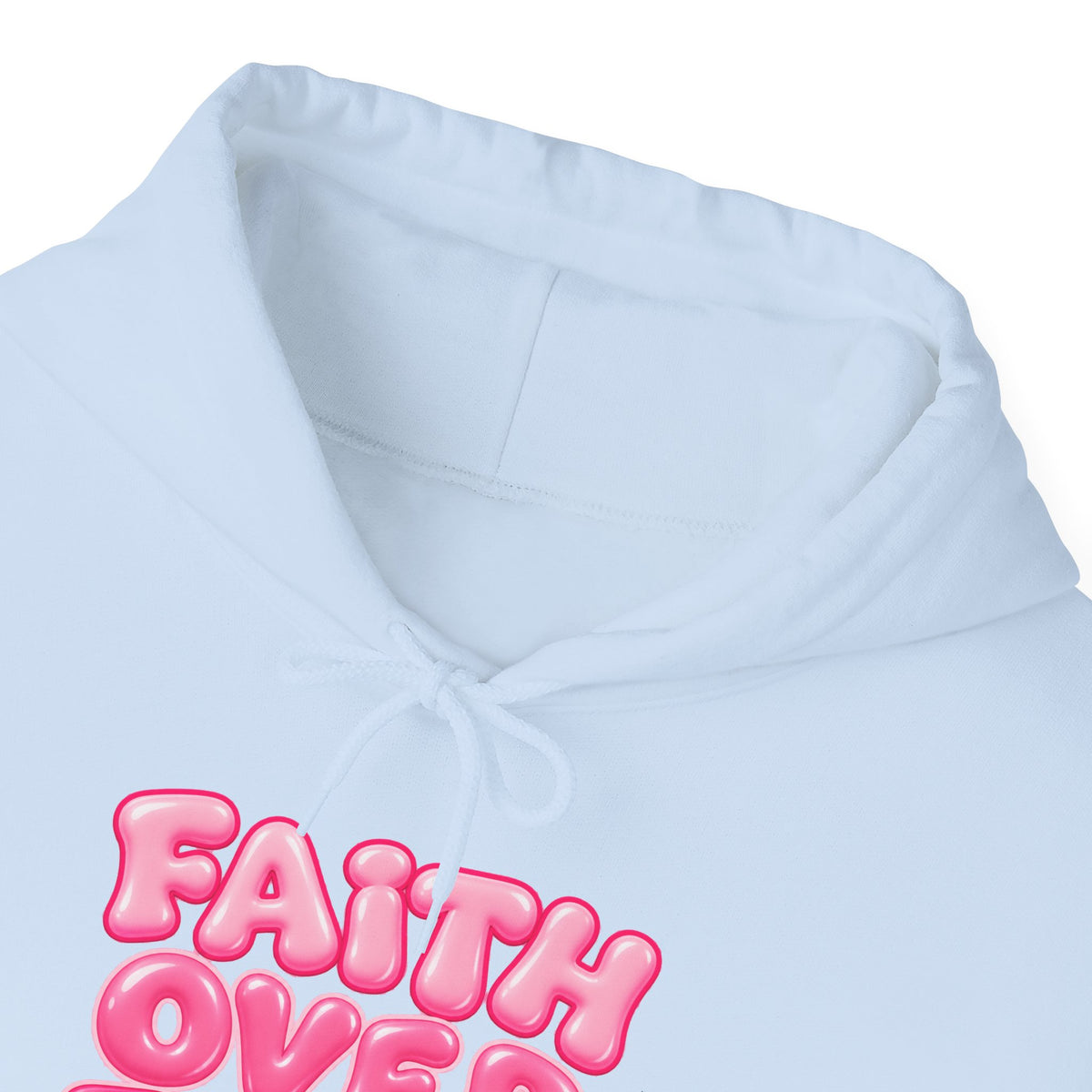 Faith Over Fear Inspirational Hoodie