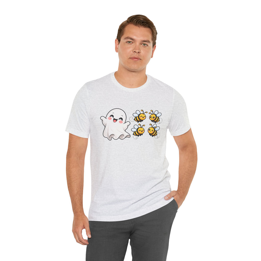 Boo & Bees Halloween Tee – Cute Ghost & Bee Shirt | Spooky Season Must-Have