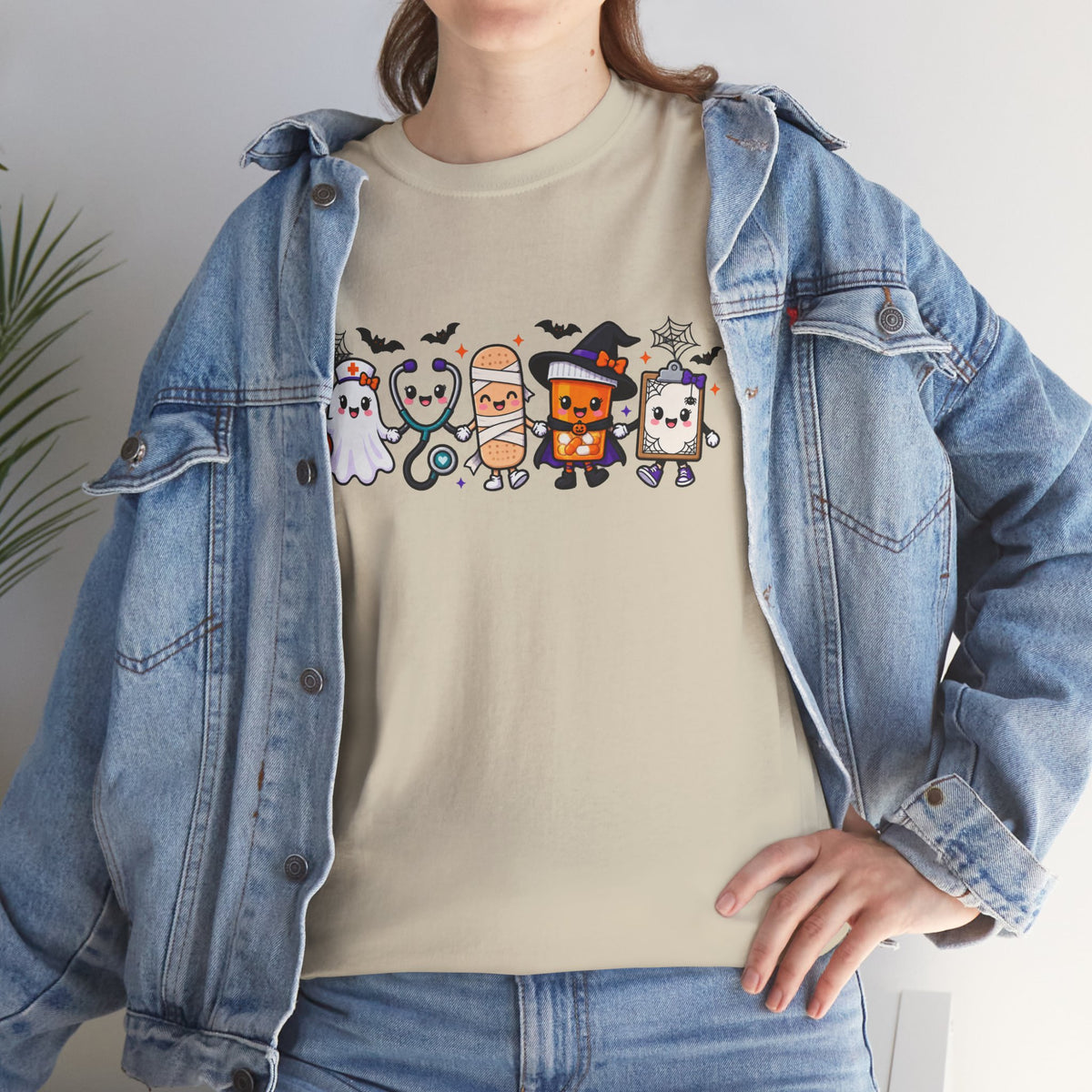Halloween Candy Characters Tee — Cute Trick-or-Treat Ghosts & Candy Corn Shirt