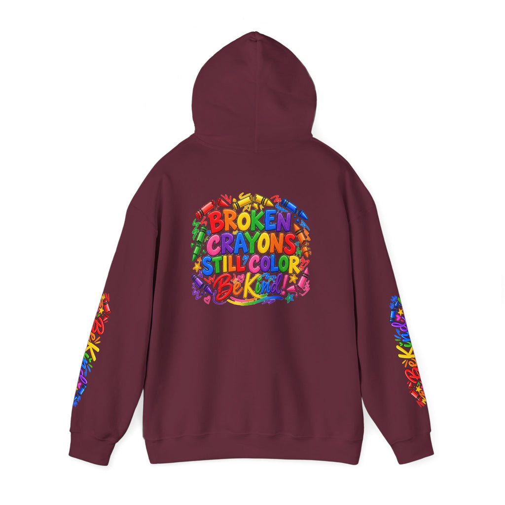 Broken Crayons Still Colorful Rainbow Art Hoodie