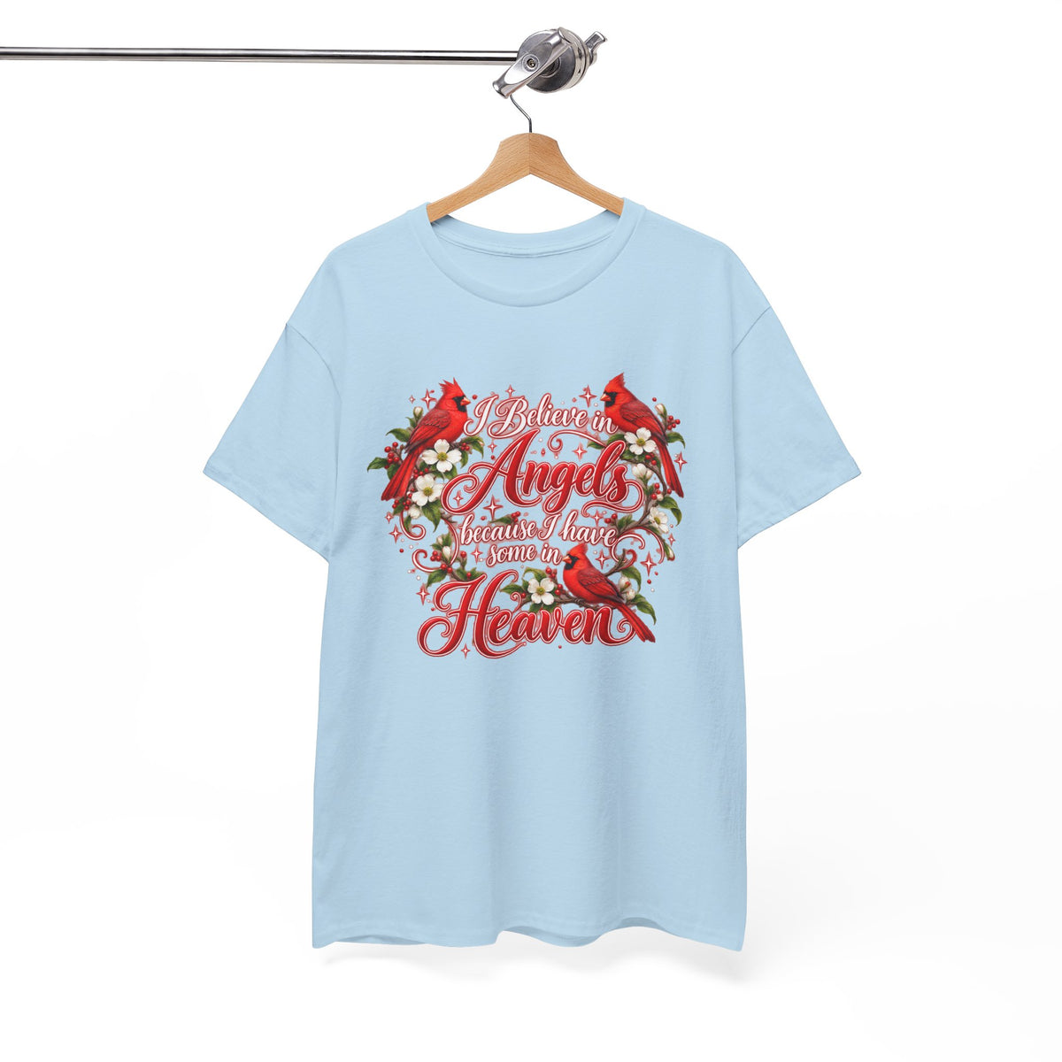 Angels from Heaven Cardinal Christmas T-Shirt