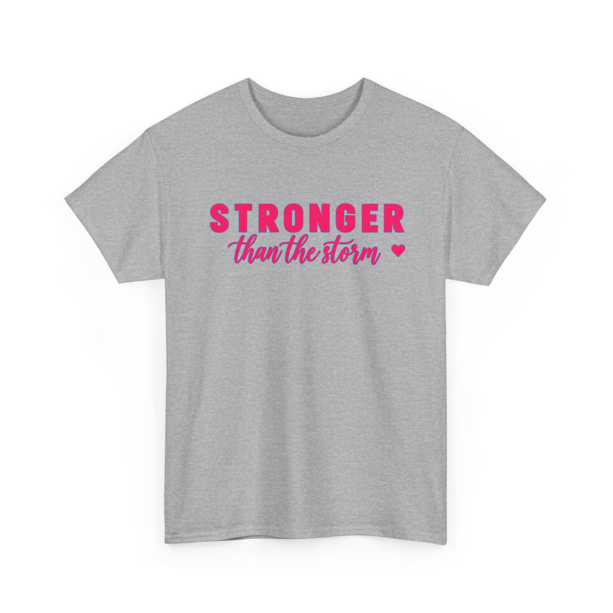Stronger Than the Storm Tee - Inspirational Women's Resilience T-Shirt