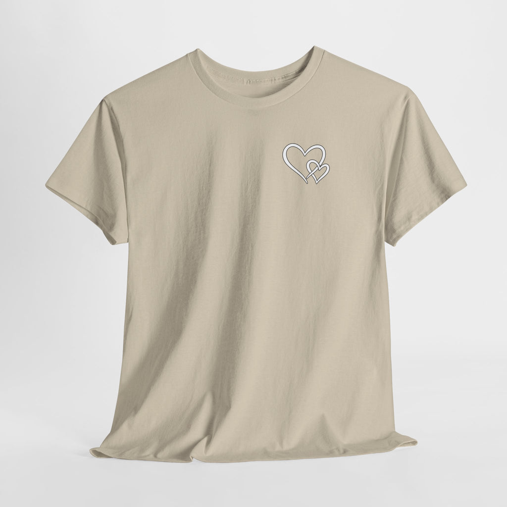 Inspirational Heart T-Shirt – "To the Person Behind Me: You Are Amazing, Beautiful and Enough" Motivational Tee