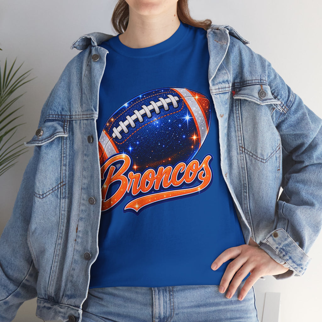 Broncos Football T-Shirt — Galaxy Football Graphic Tee