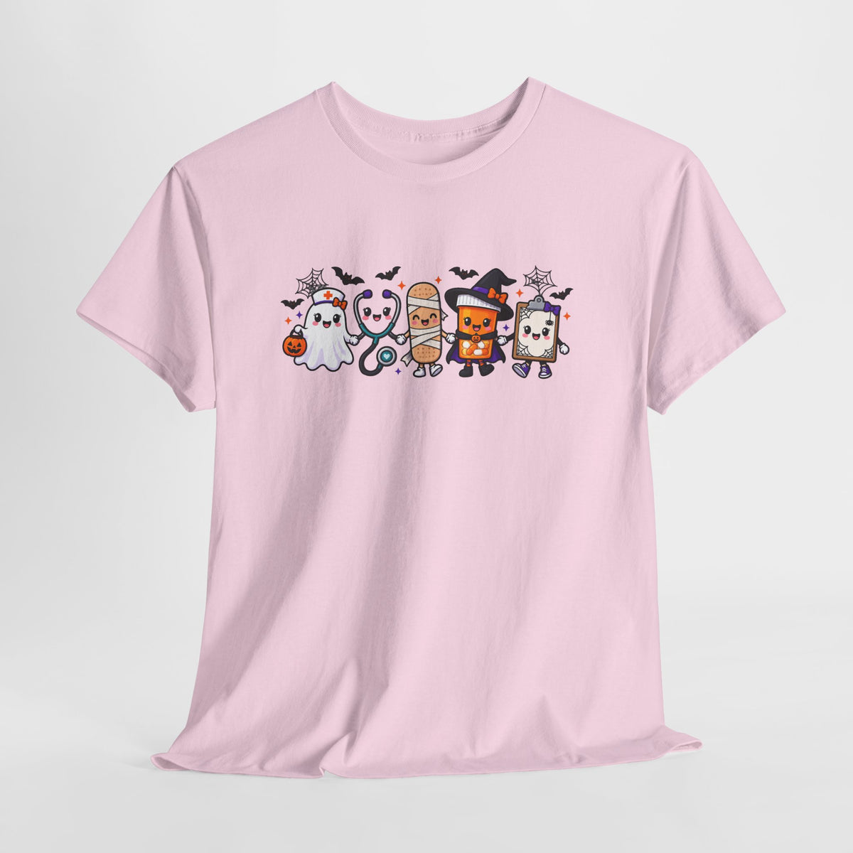 Halloween Candy Characters Tee — Cute Trick-or-Treat Ghosts & Candy Corn Shirt
