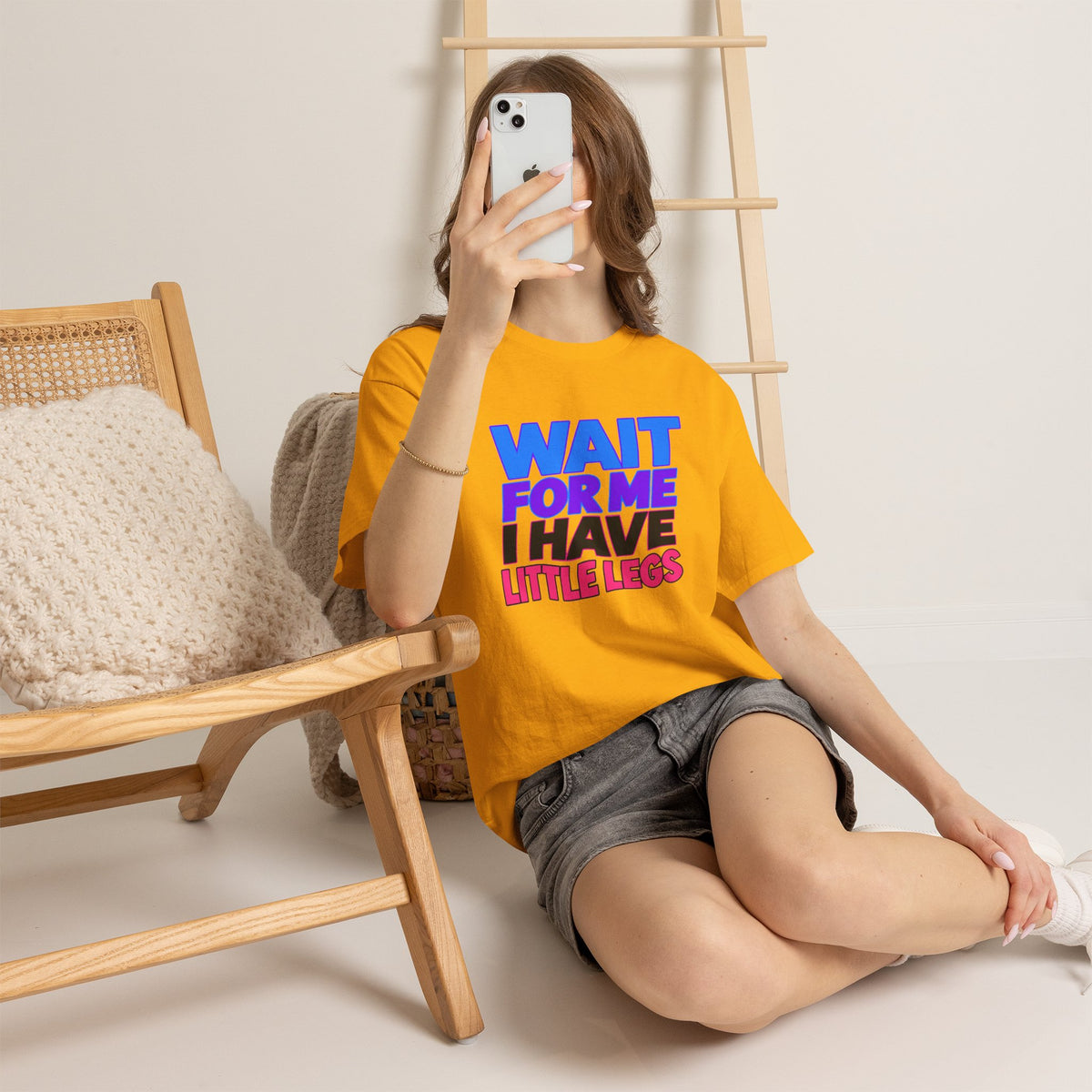 Wait For Me I Have Little Legs T-Shirt — Cute Pet / Toddler Humor Tee