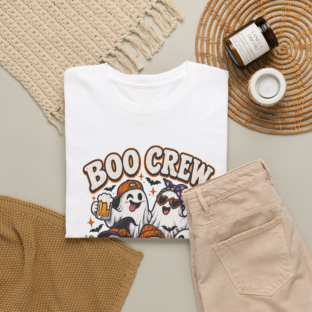 Boo Crew Halloween Tee — "Most Likely to Drink Up Witches" Ghost Party Shirt