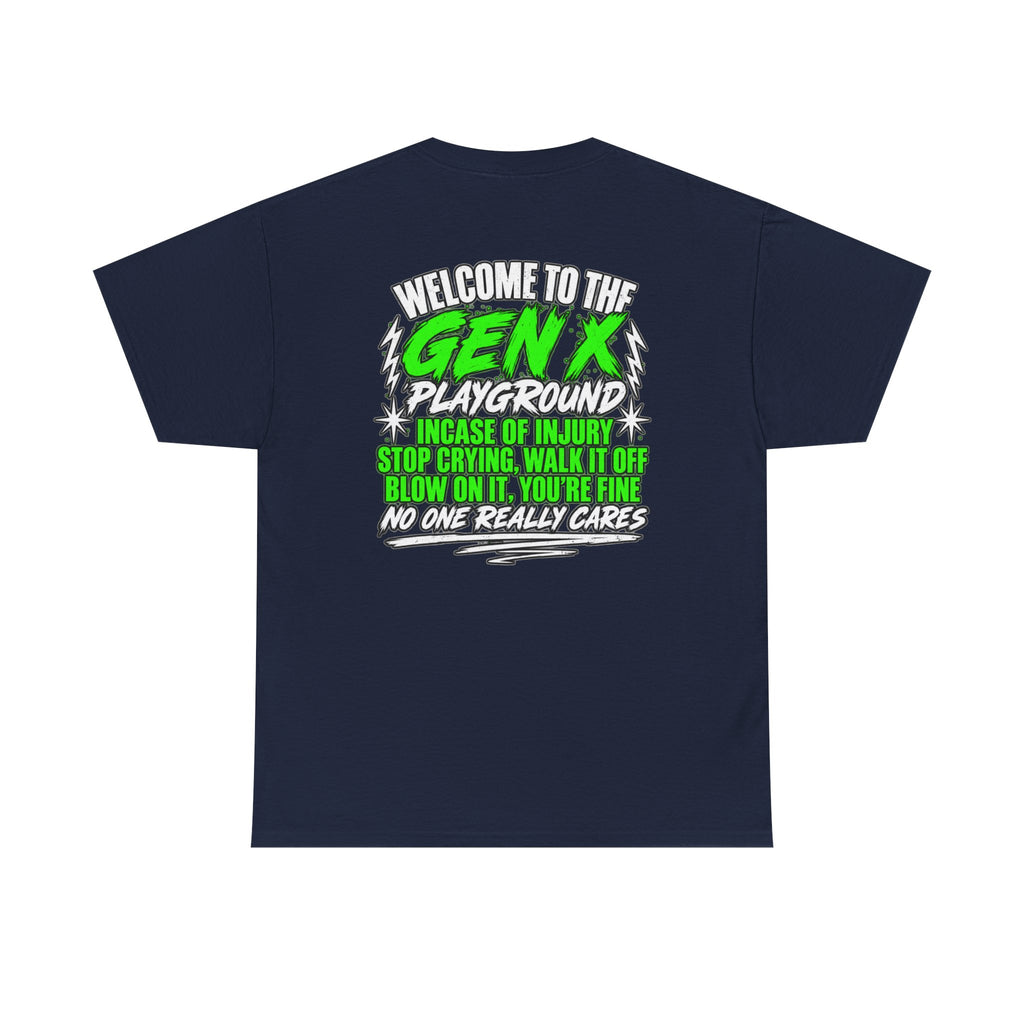 Gen X Playground T‑Shirt — "Welcome to the Gen X Playground" Graphic Tee