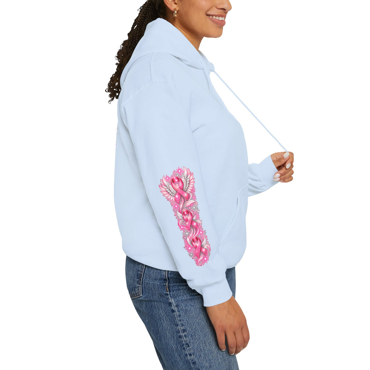 Pink Ribbon Breast Cancer Awareness Hoodie