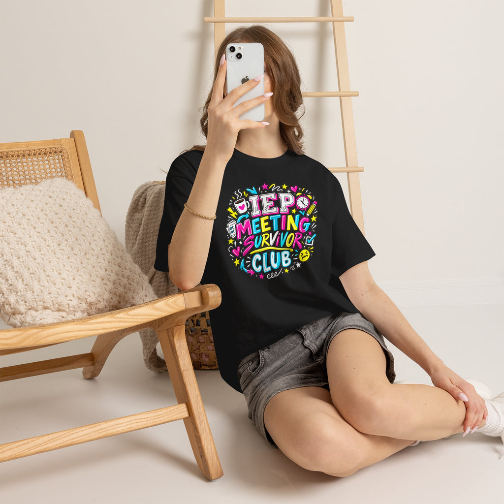Video Meeting Survivor Club T-Shirt — Funny Remote Work Tee