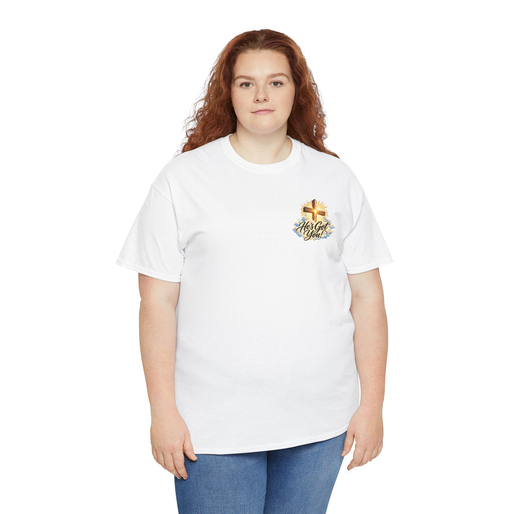 Don't Overthink It He's Got You Tee — Christian Cross Inspirational T‑Shirt