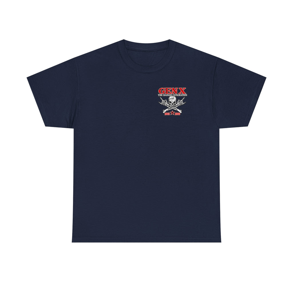 Gen X T‑Shirt — "The Badass Generation" Skull & Crossbones Retro Tee