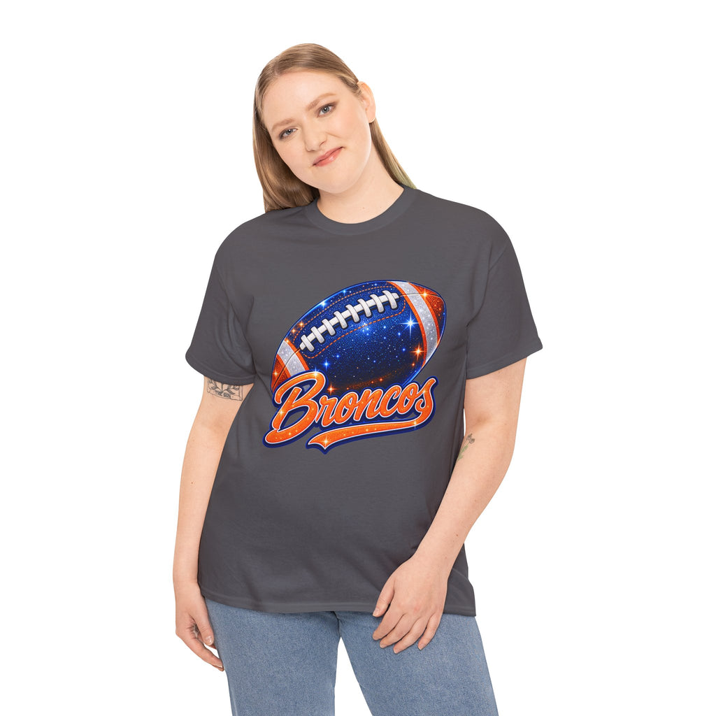 Broncos Football T-Shirt — Galaxy Football Graphic Tee